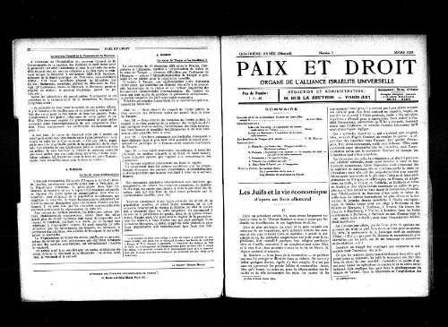 Paix et Droit.  (01/03/1924)